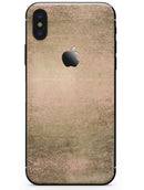 Gold Scratched Foil v2 - iPhone X Skin-Kit