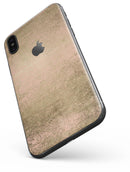 Gold Scratched Foil v2 - iPhone X Skin-Kit