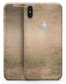Gold Scratched Foil v2 - iPhone X Skin-Kit