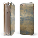 Gold Scratched Foil v3 iPhone 6/6s or 6/6s Plus 2-Piece Hybrid INK-Fuzed Case