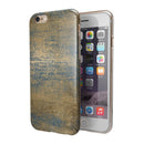Gold Scratched Foil v3 iPhone 6/6s or 6/6s Plus 2-Piece Hybrid INK-Fuzed Case