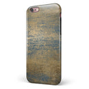 Gold Scratched Foil v3 iPhone 6/6s or 6/6s Plus 2-Piece Hybrid INK-Fuzed Case