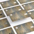 Gold Scratched Foil v3 - Premium Protective Decal Skin-Kit for the Apple Credit Card