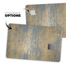 Gold Scratched Foil v3 - Premium Protective Decal Skin-Kit for the Apple Credit Card