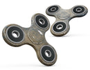 Gold Scratched Foil v3 Full-Body Fidget Spinner Skin-Kit
