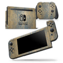 Gold Scratched Foil v3 - Vinyl Skin Wrap for Nintendo Switch 2, OLED, Lite, Pro Controller, Wii & Classic Handhelds