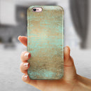 Gold Scratched Foil v4 iPhone 6/6s or 6/6s Plus 2-Piece Hybrid INK-Fuzed Case