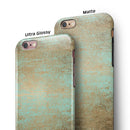 Gold Scratched Foil v4 iPhone 6/6s or 6/6s Plus 2-Piece Hybrid INK-Fuzed Case