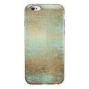 Gold Scratched Foil v4 iPhone 6/6s or 6/6s Plus 2-Piece Hybrid INK-Fuzed Case