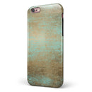 Gold Scratched Foil v4 iPhone 6/6s or 6/6s Plus 2-Piece Hybrid INK-Fuzed Case