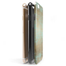 Gold Scratched Foil v4 iPhone 6/6s or 6/6s Plus 2-Piece Hybrid INK-Fuzed Case