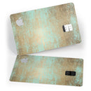 Gold Scratched Foil v4 - Premium Protective Decal Skin-Kit for the Apple Credit Card