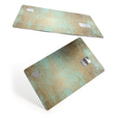Gold Scratched Foil v4 - Premium Protective Decal Skin-Kit for the Apple Credit Card