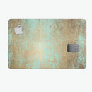 Gold Scratched Foil v4 - Premium Protective Decal Skin-Kit for the Apple Credit Card