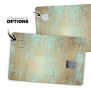 Gold Scratched Foil v4 - Premium Protective Decal Skin-Kit for the Apple Credit Card