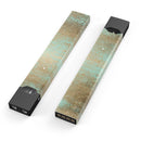 Gold Scratched Foil v4 - Premium Decal Protective Skin-Wrap Sticker compatible with the Juul Labs vaping device