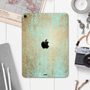 Gold Scratched Foil v4 - Full Body Skin Decal for the Apple iPad Pro 12.9", 11", 10.5", 9.7", Air or Mini (All Models Available)