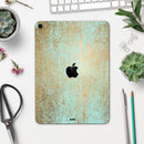 Gold Scratched Foil v4 - Full Body Skin Decal for the Apple iPad Pro 12.9", 11", 10.5", 9.7", Air or Mini (All Models Available)