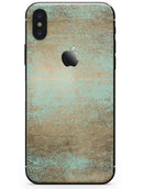 Gold Scratched Foil v4 - iPhone X Skin-Kit