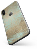 Gold Scratched Foil v4 - iPhone X Skin-Kit