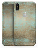 Gold Scratched Foil v4 - iPhone X Skin-Kit