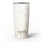 Gold Slate Marble Surface V18 - Skin Decal Vinyl Wrap Kit compatible with the Yeti Rambler Cooler Tumbler Cups