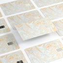 Gold Slate Marble Surface V18 - Premium Protective Decal Skin-Kit for the Apple Credit Card