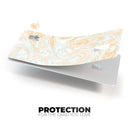 Gold Slate Marble Surface V18 - Premium Protective Decal Skin-Kit for the Apple Credit Card