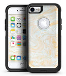 Gold Slate Marble Surface V18 - iPhone 7 or 8 OtterBox Case & Skin Kits