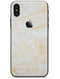 Gold Slate Marble Surface V18 - iPhone X Skin-Kit