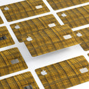Gold Standard Plaid - Premium Protective Decal Skin-Kit for the Apple Credit Card