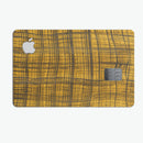 Gold Standard Plaid - Premium Protective Decal Skin-Kit for the Apple Credit Card