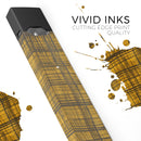 Gold Standard Plaid - Premium Decal Protective Skin-Wrap Sticker compatible with the Juul Labs vaping device