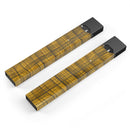Gold Standard Plaid - Premium Decal Protective Skin-Wrap Sticker compatible with the Juul Labs vaping device