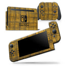 Gold Standard Plaid - Vinyl Skin Wrap for Nintendo Switch 2, OLED, Lite, Pro Controller, Wii & Classic Handhelds