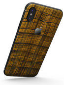 Gold Standard Plaid - iPhone X Skin-Kit