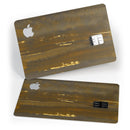 Gold Standard WaterColor Brushed V1 - Premium Protective Decal Skin-Kit for the Apple Credit Card