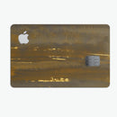 Gold Standard WaterColor Brushed V1 - Premium Protective Decal Skin-Kit for the Apple Credit Card