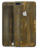 Gold Standard WaterColor Brushed V1 - Skin-kit for the iPhone 8 or 8 Plus