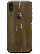 Gold Standard WaterColor Brushed V1 - iPhone X Skin-Kit