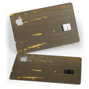 Gold Standard WaterColor Brushed V2 - Premium Protective Decal Skin-Kit for the Apple Credit Card