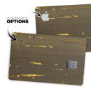 Gold Standard WaterColor Brushed V2 - Premium Protective Decal Skin-Kit for the Apple Credit Card