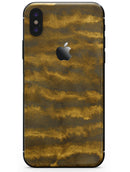 Gold Standard WaterColor Brushed V3 - iPhone X Skin-Kit