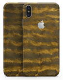 Gold Standard WaterColor Brushed V3 - iPhone X Skin-Kit