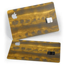 Gold Standard WaterColor Brushed V4 - Premium Protective Decal Skin-Kit for the Apple Credit Card