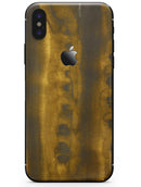 Gold Standard WaterColor Brushed V4 - iPhone X Skin-Kit