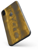 Gold Standard WaterColor Brushed V4 - iPhone X Skin-Kit