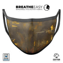 Gold Standard WaterColor Flake V1 - Made in USA Mouth Cover Unisex Anti-Dust Cotton Blend Reusable & Washable Face Mask with Adjustable Sizing for Adult or Child