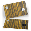 Gold Standard ZebraWood - Premium Protective Decal Skin-Kit for the Apple Credit Card