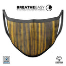Gold Standard ZebraWood - Made in USA Mouth Cover Unisex Anti-Dust Cotton Blend Reusable & Washable Face Mask with Adjustable Sizing for Adult or Child